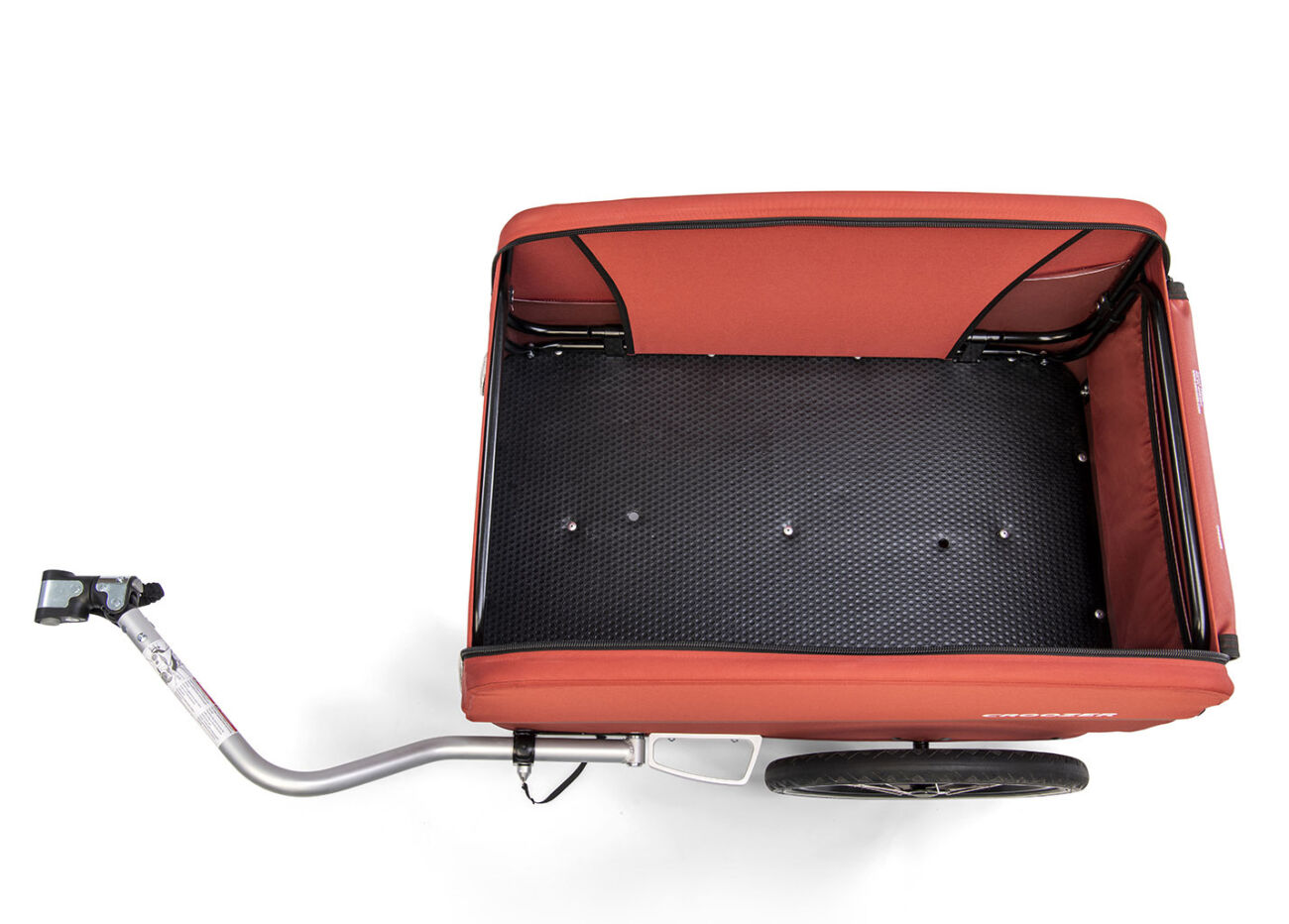 Croozer Cargo Pakko Lava red Innenansicht 6179 WEB 001
