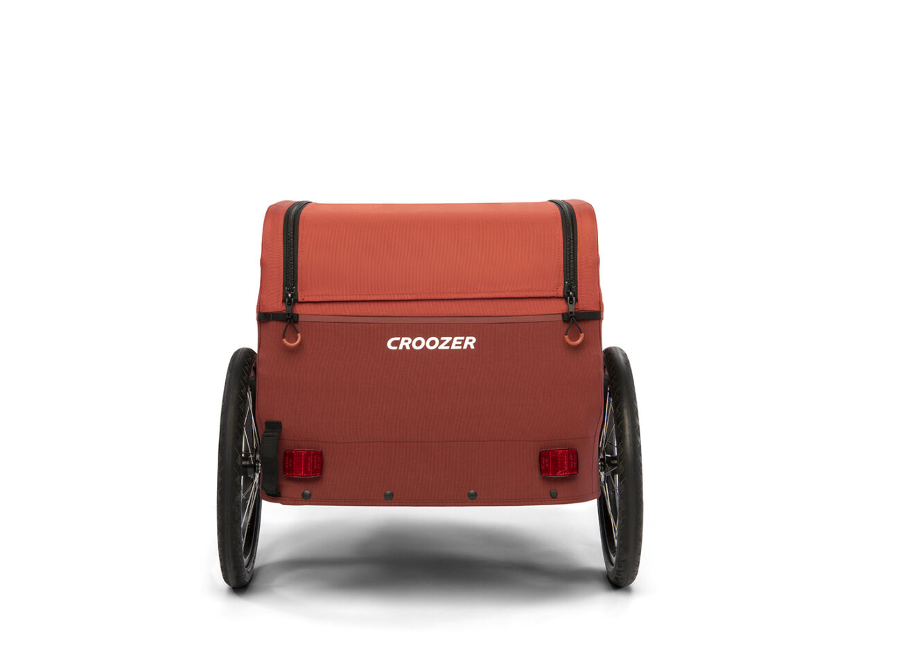 Croozer Cargo Pakko Lava red Rückansicht 6149 WEB 001
